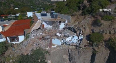 Τραγωδία στην Κρήτη: Τρομακτικό βίντεο drone από την κατολίσθηση