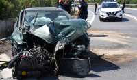 Ναύπλιο: Σοκαριστικό τροχαίο με έναν τραυματία – Η μηχανή βγήκε έξω από το όχημα