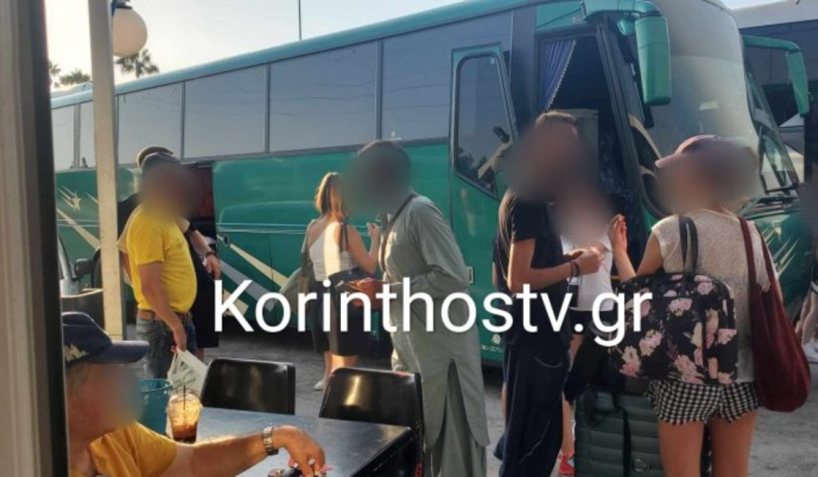 Φωτιά τώρα: Ακινητοποιημένα δεκάδες λεωφορεία στον Ισθμό της Κορίνθου