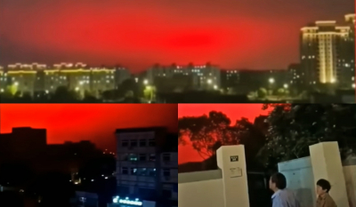 Κίνα: Ο ουρανός βάφτηκε κόκκινος - Σε τι οφείλεται το απόκοσμο θέαμα