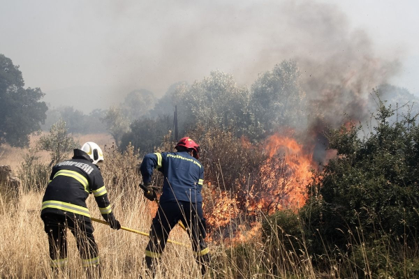 Κεφαλονιά: Σε χαράδρα η φωτιά - Δεν απειλείται οικισμός