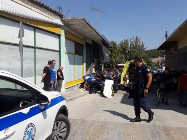 Τρίκαλα: Οδηγός έπαθε ανακοπή και έπεσε με το αυτοκίνητό του σε κατάστημα