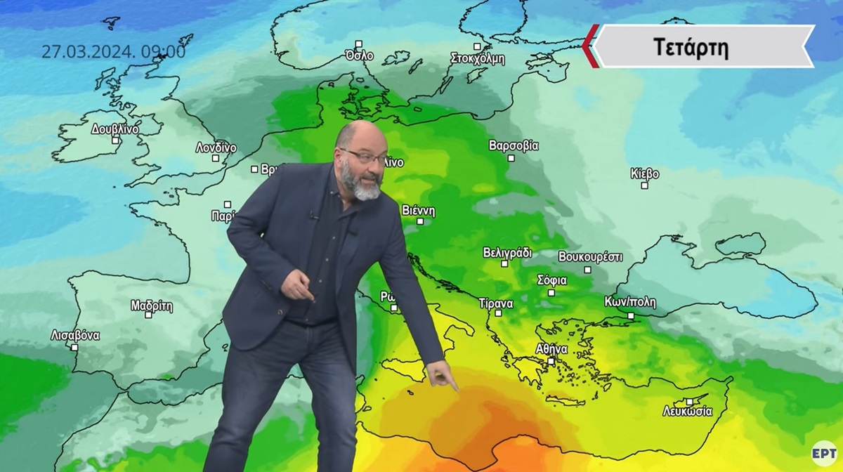 Σάκης Αρναούτογλου: «Εκτοξεύεται» η θερμοκρασία με 30αρια - Ο καιρός την Πρωταπριλιά (Βίντεο)