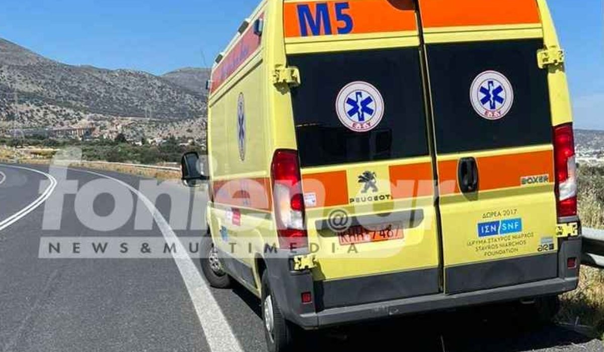 Κρήτη: Λάστιχο ασθενοφόρου ξεκόλλησε ενώ μετέφερε διασωληνωμένο νεογέννητο