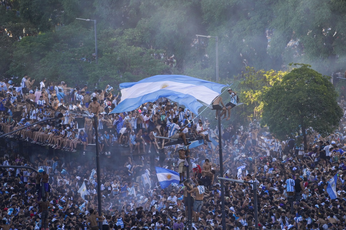 Αργεντινή: «Έκρηξη» χαράς για το Παγκόσμιο Κύπελλο (φωτογραφίες - βίντεο)