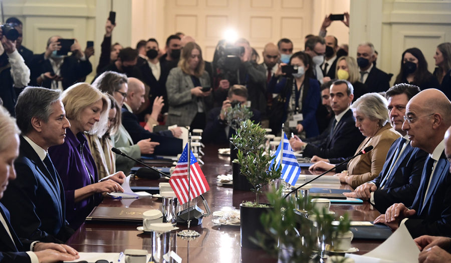 Δένδιας και Μπλίνκεν κήρυξαν την έναρξη του 4ου γύρου του Στρατηγικού Διαλόγου Ελλάδας - ΗΠΑ