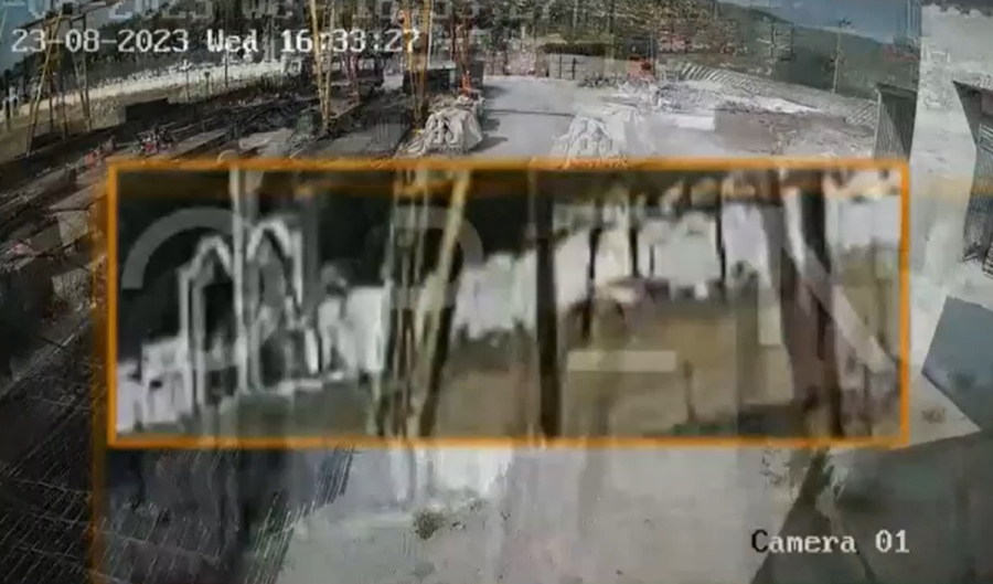 Το βίντεο που «τσάκωσε» τον 52χρονο εμπρηστή στη Χαλκίδα