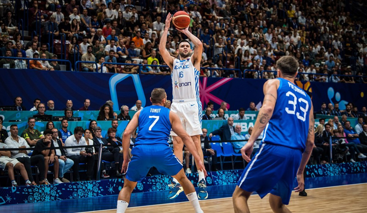 Live streaming ο αγώνας Ελλάδα - Ουκρανία για το Eurobasket 2022