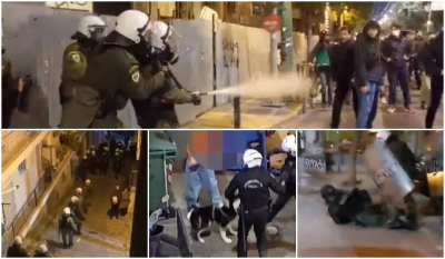 Αποκαλυπτικά βίντεο αστυνομικής βίας στις διαδηλώσεις για τον 16χρονο Κώστα Φραγκούλη