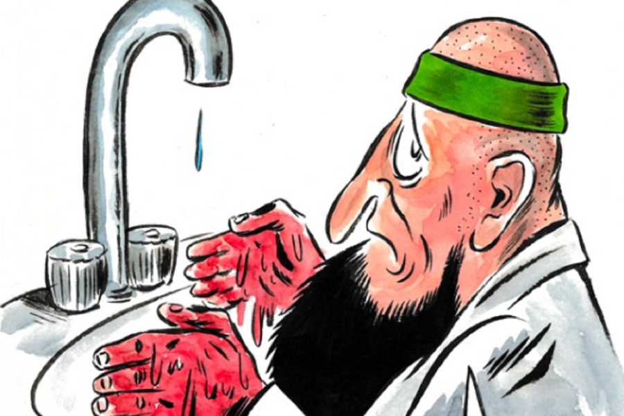 Charlie Hebdo: Το αιματοβαμμένο σκίτσο – καταπέλτης κατά της Χαμάς