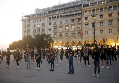 Θεσσαλονίκη: Διαμαρτυρία Κυπρίων φοιτητών για τα Βαρώσια