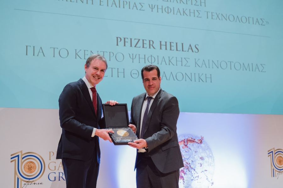 Pfizer: «Τιμώμενη Εταιρία Ψηφιακής Καινοτομίας» στα κορυφαία Βραβεία Prix Galien Greece 2023