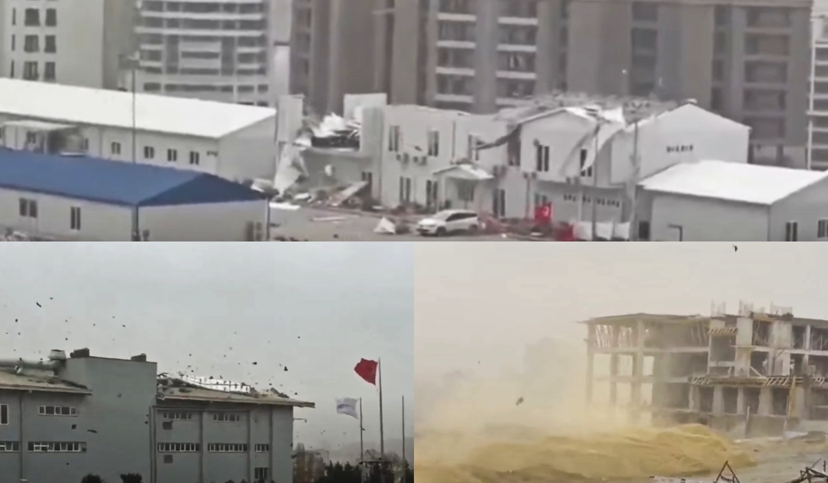 Κακοκαιρία στην Τουρκία: Οροφές στροβιλίζονται στον αέρα, αναφορές για νεκρούς (video)