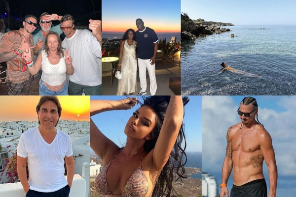 Celebrities σε Ιόνιο και Αιγαίο: Ποιους είδαμε - Τα νησιά που λάτρεψαν