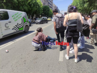 Μηχανάκι παρέσυρε γυναίκα στο κέντρο της Θεσσαλονίκης