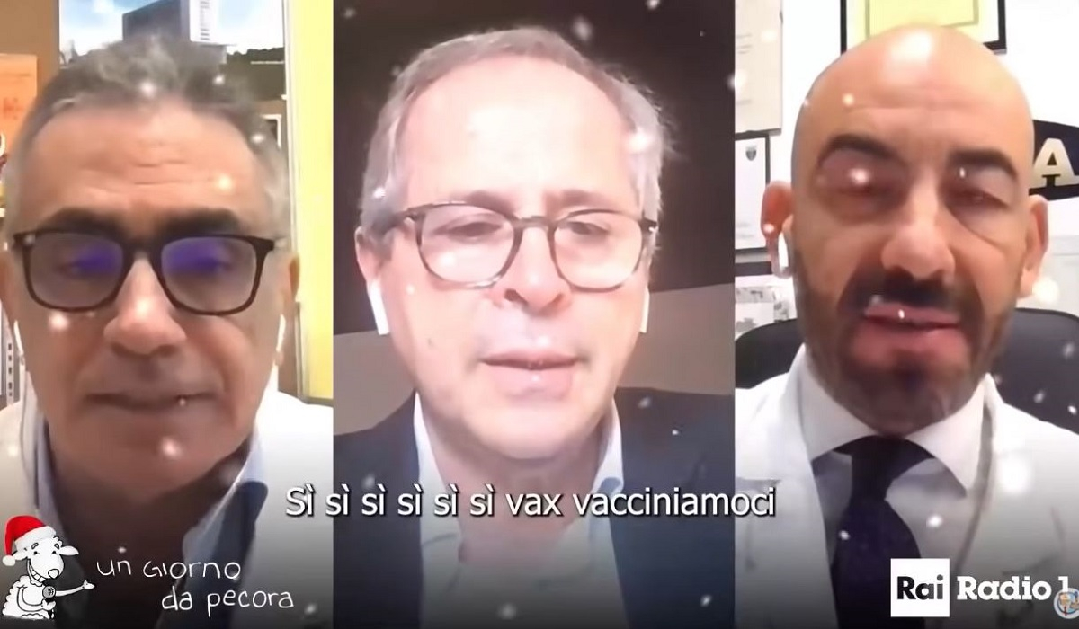 Ιταλοί γιατροί τραγουδούν «ναι στο εμβόλιο» με χριστουγεννιάτικο ρυθμό