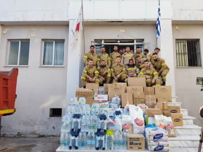 Βοήθεια στους σεισμόπληκτους της Τουρκίας από τους εποχικούς πυροσβέστες