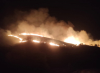 Μεγάλη φωτιά τώρα στη Λήμνο - Μαίνεται σε 3 μέτωπα