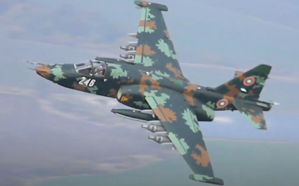 Συντριβή μαχητικού Su-25 στη Βουλγαρία