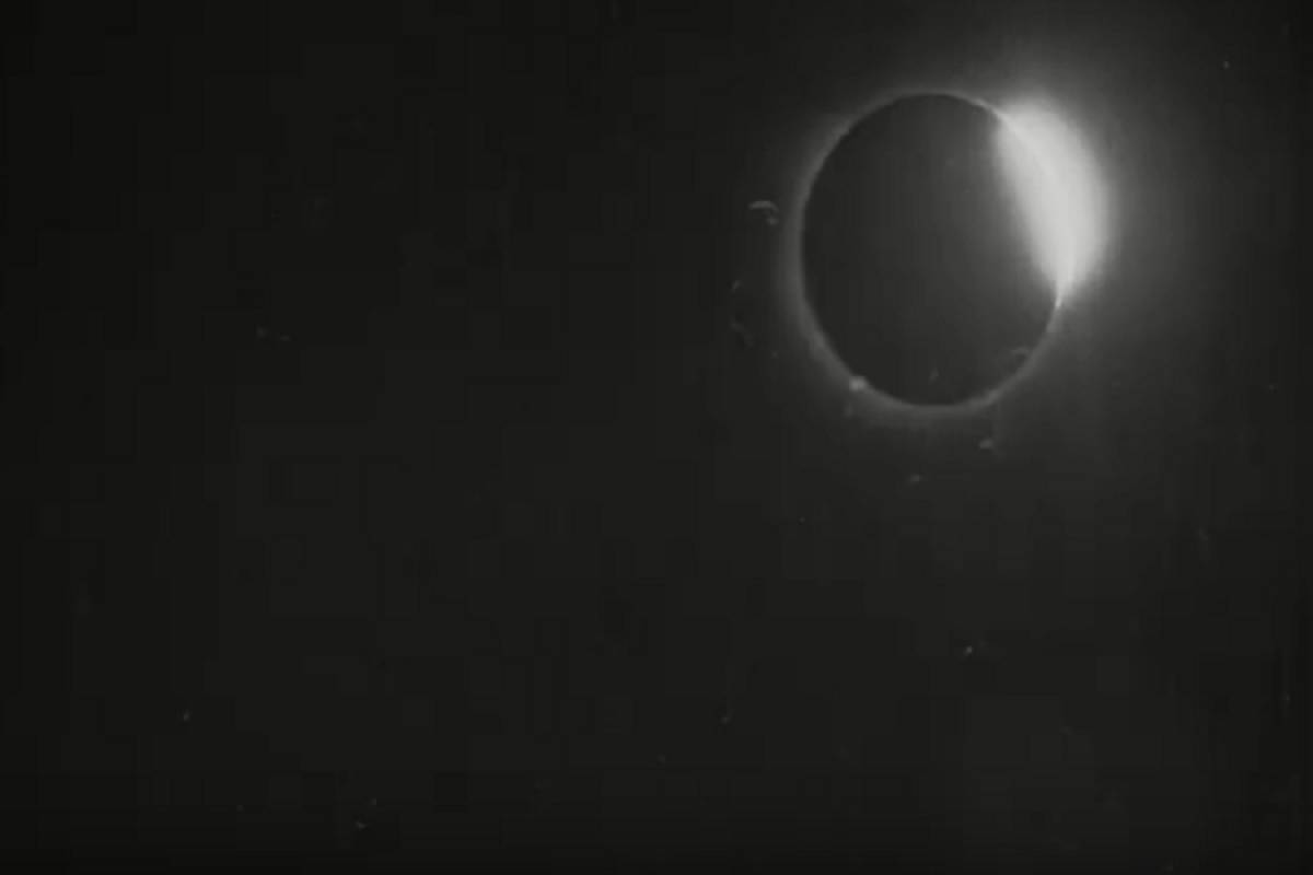 Βίντεο από ηλιακή έκλειψη του 1900