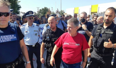 Αντιδράσεις από οργανώσεις και κόμματα για τους συλληφθέντες συνδικαλιστές στην επιχείρηση «ΜΑΛΑΜΑΤΙΝΑ»