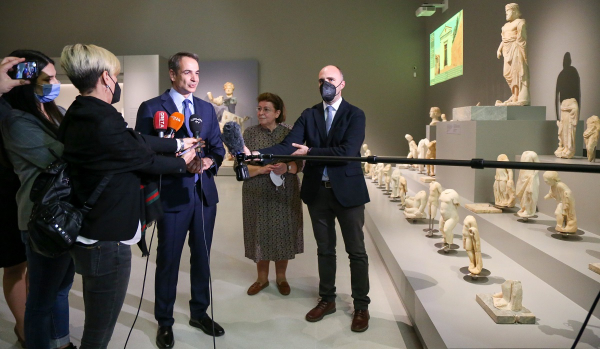 Χανιά: Το νέο αρχαιολογικό Μουσείο Χανίων επισκέφθηκε ο πρωθυπουργός Κυριάκος Μητσοτάκης