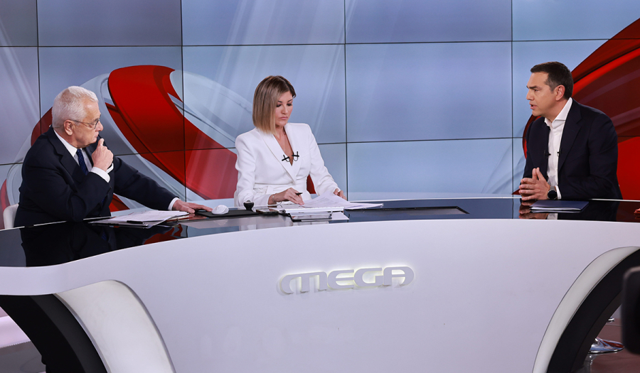 Ρεκόρ τηλεθέασης για πολιτικό αρχηγό σημείωσε η συνέντευξη Τσίπρα στο Mega