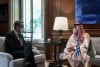 Συνάντηση Μητσοτάκη με τον υπουργό Πολιτισμού της Σαουδικής Αραβίας
