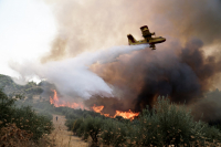 Φωτιά στη Μεσσηνία: Σε εξέλιξη ο πύρινος εφιάλτης στην Μέλπεια- Εκκενώθηκαν 9 κοινότητες