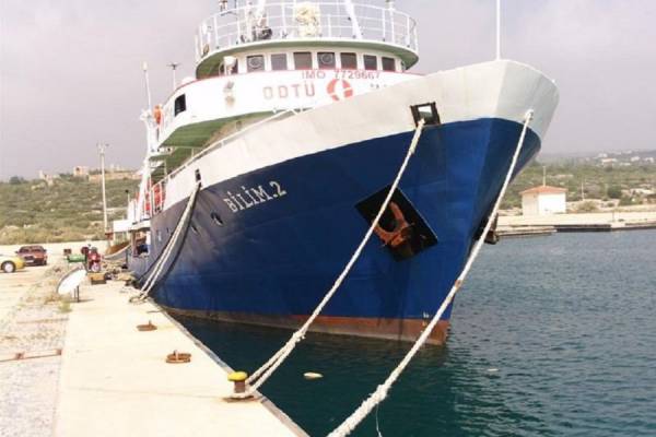 Τουρκία: Στ’ ανοικτά του Καστελλόριζου το ερευνητικό πλοίο Bilim 2