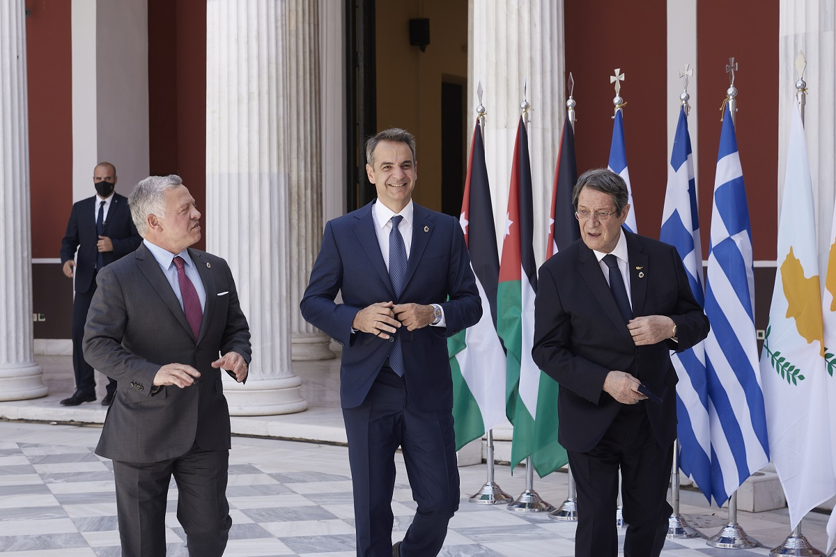 Μητσοτάκης: Ελλάδα, Κύπρος και Ιορδανία έχουν δημιουργήσει μια σταθερή τριμερή εταιρική σχέση