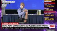 Εμβολιάστηκε δημοσίως και ο Άντονι Φάουτσι