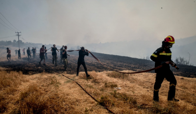 Φωτιές στην Ελλάδα: Το μέγεθος της καταστροφής από ψηλά (δορυφορική εικόνα)