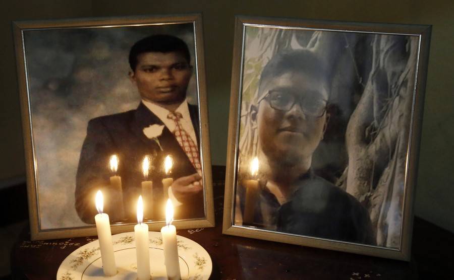 Νεκρά τα μέλη της οικογένειας του εγκεφάλου των βομβιστικών επιθέσεων στη Σρι Λάνκα