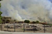 Φωτιά τώρα στις Μυκήνες - Εκκενώθηκε ο αρχαιολογικός χώρος