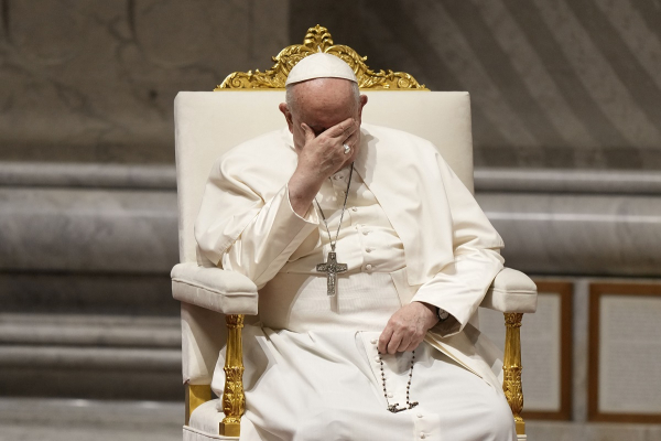 Πάπας Φραγκίσκος: «Δεν είμαι καλά, δεν θα διαβάσω την ομιλία μου»