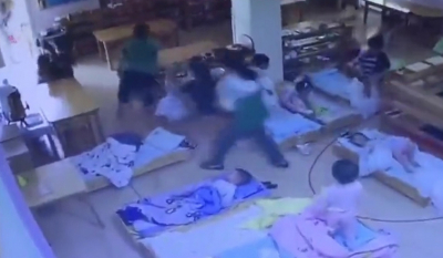 Σεισμός 6,8 Ρίχτερ στην Κίνα: Συγκλονιστικό βίντεο από παιδικό σταθμό