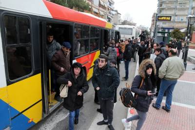 Δωρεάν σήμερα η μετακίνηση με τα λεωφορεία στην Θεσσαλονίκη
