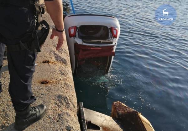 Τραγωδία στη Ρόδο: Αυτοκίνητο έπεσε στη θάλασσα - Νεκρός ο οδηγός