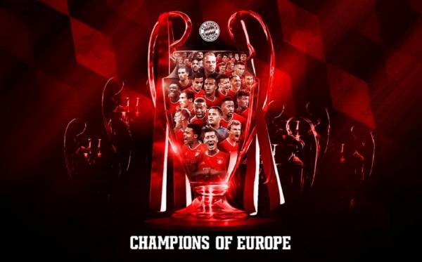 Champions League: Η Μπάγερν Μονάχου Πρωταθλήτρια Ευρώπης