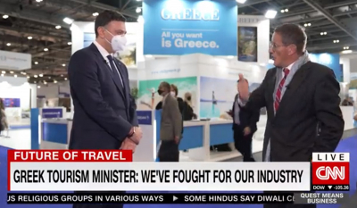 Κικίλιας στο CNN: Το 2022 θα είναι μια πολύ καλή χρονιά για τον ελληνικό τουρισμό