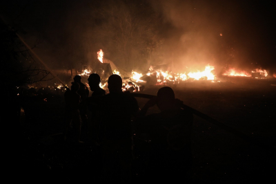 Η φωτιά στο Κρυονέρι - Νέος συναγερμός