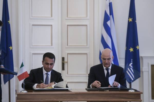 Πέρασε από την ιταλική Γερουσία η συμφωνία Ελλάδας - Ιταλίας για την ΑΟΖ