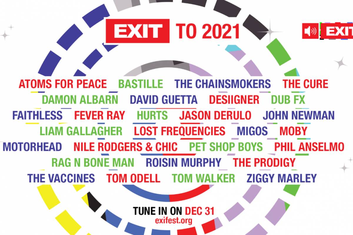 EXIT TO 2021: Παραμονή Πρωτοχρονιάς με Cure, Prodigy, David Guetta, Moby, Faithless, Pet Shop Boys κ.ά.