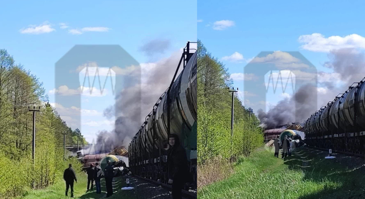 Ρωσία: Εμπορικό τρένο εκτροχιάστηκε στα σύνορα με την Ουκρανία (βίντεο)