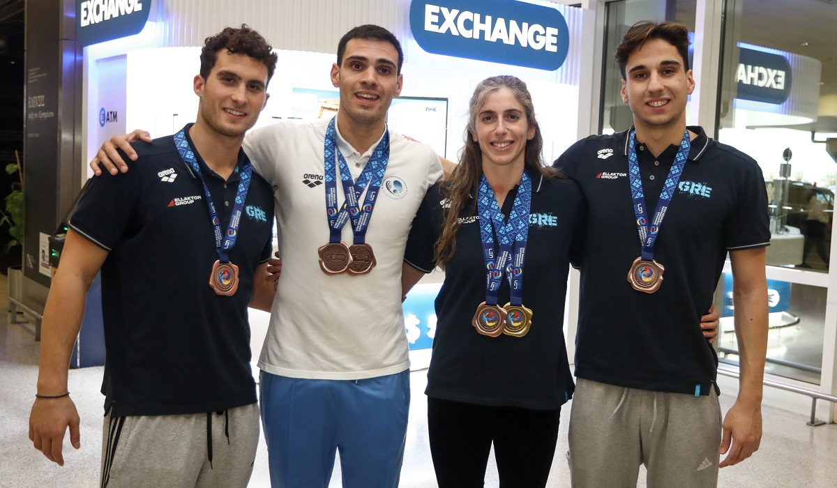 Κολύμβηση: Επέστρεψε η Εθνική ομάδα έχοντας 5 μετάλλια, 11 τελικούς και πανελλήνια ρεκόρ