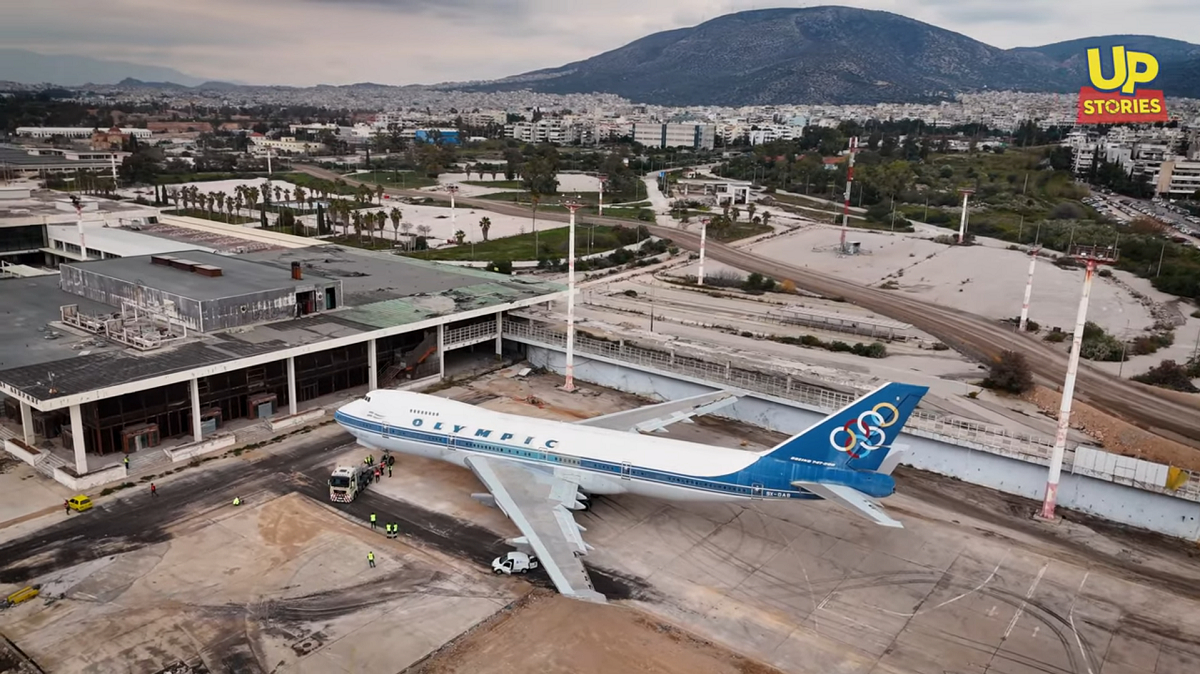 Ελληνικό: Το Boeing 747 του Ωνάση πήρε την θέση του στην ιστορία (Drone Βίντεο)
