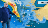 Σάκης Αρναούτογλου: Κυριακή με σημαντικές βροχές, δείτε τις περιοχές - Ο καιρός στην Αττική