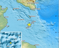 Ισχυρός σεισμός 5 ρίχτερ νότια της Μάλτας