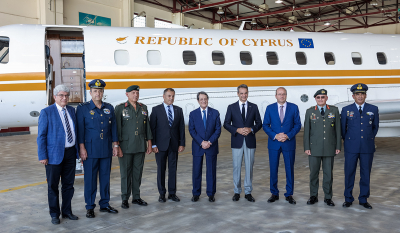 Παραδόθηκε από την Ελλάδα το κυβερνητικό αεροσκάφος στην Κύπρο